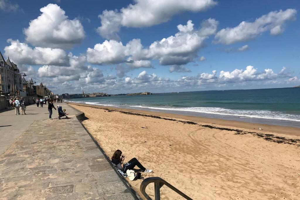 Ideal - Plage, Jardin & Jacuzzi, Proche Plage Et Thalasso - 1 A 6 Personnes Saint-Malo Exterior photo